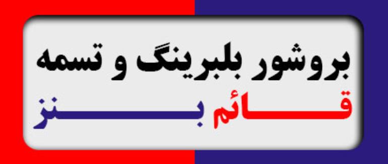 بروشور بلبرینگ و تسمه