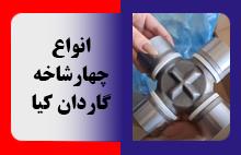 انواع چهارشاخه گاردان کیا