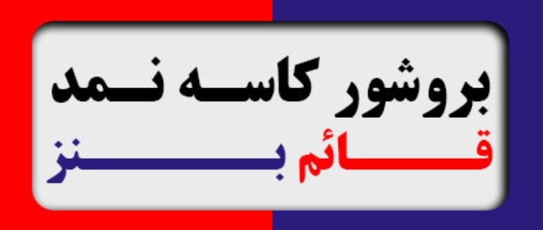 بروشور کاسه نمد