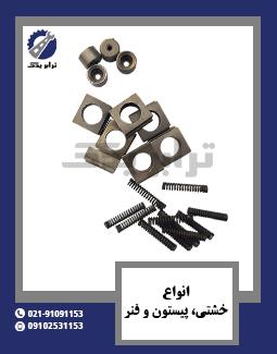 انواع خشتی، پیستون و فنر